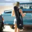 Aqua Marina Paddle Bag - person carrying the bag over one shoulder