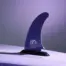 Aqua Marina SWIFT fin - purple fin fitted to a paddle board