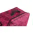 Aqua Marina Raspberry Bag - close-up of the top carry handle and zip