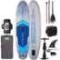 Aqua Marina Ray - board views with paddle, pump, bag, fin and lighting accessories
