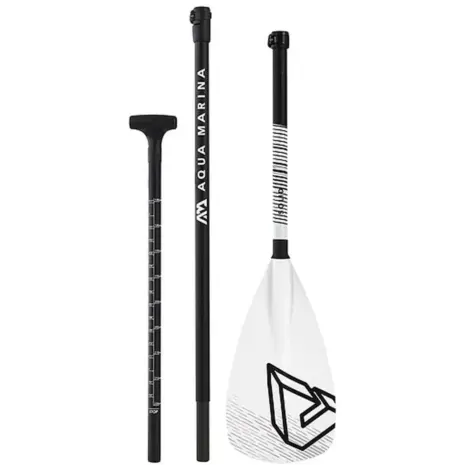 Aqua Marina SOLID paddle - three paddle sections with white blade Aqua Marina SOLID paddle - three paddle sections with white blade