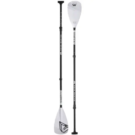 Aqua Marina SOLID paddle - two assembled paddles shown from opposite sides Aqua Marina SOLID paddle - two assembled paddles shown from opposite sides