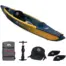 Aqua Marina TOMAHAWK AIR-K 375 - kayak and accessories arranged together