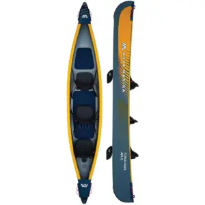 Aqua Marina TOMAHAWK AIR-C - top and side views of the canoe
