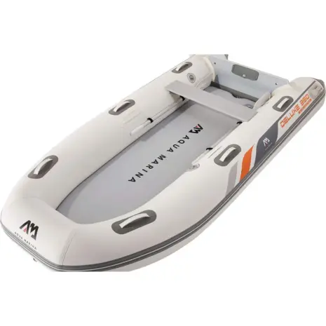 Aqua Marina U-DELUXE inflatable boat - angled view of the boat interior Aqua Marina U-DELUXE inflatable boat - angled view of the boat interior
