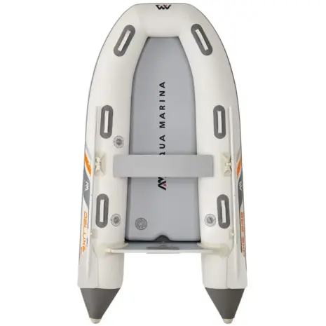 Aqua Marina U-DELUXE - overhead view of the boat interior and bench Aqua Marina U-DELUXE - overhead view of the boat interior and bench