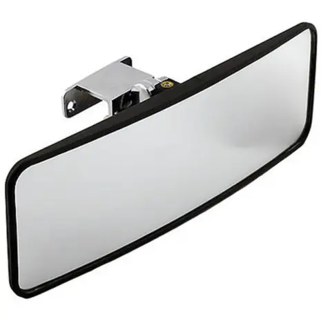 Attwood wide view ski mirror - rectangular mirror with black frame and metal mounting bracket Attwood wide view ski mirror - rectangular mirror with black frame and metal mounting bracket