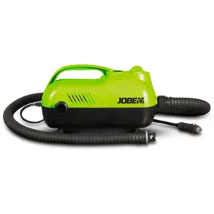 Jobe 12V SUP pump - green and black electric pump with hose and power plug