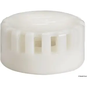 Attwood plastic aerator strainer - white cylindrical strainer with slots