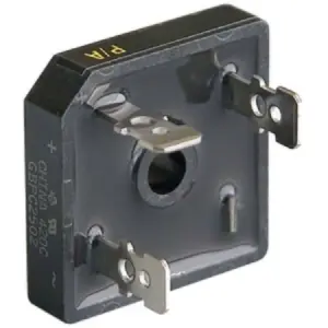 SeaStar HA1201 power assist dual ignition kit - black electrical component with four metal terminals