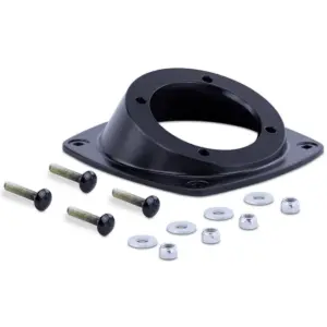 SeaStar HA5419 mount - black angled mounting flange with bolts washers and nuts