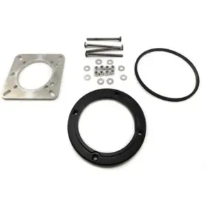 SeaStar HA5478 back mount kit - metal plate black ring seal bolts washers and nuts