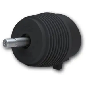 SeaStar HH6191-4 Sport Tilt helm pump - black ribbed housing and metal shaft viewed at an angle