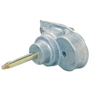 SeaStar SH4910P rotary steering helm - silver metal helm housing with long steering shaft
