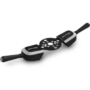 SeaStar dual Pro Trim control - two black control levers attached to circular mounting plate