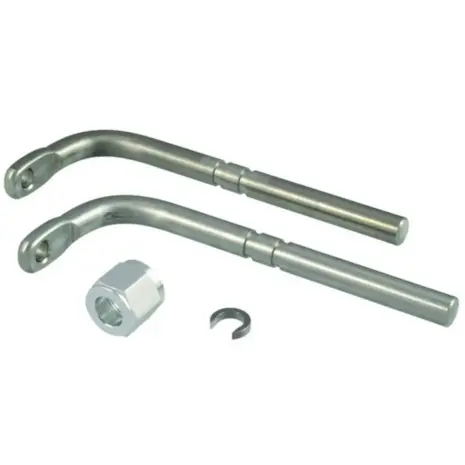 SeaStar HP6050 support rod kit - two bent metal rods with nut and retaining clip SeaStar HP6050 support rod kit - two bent metal rods with nut and retaining clip