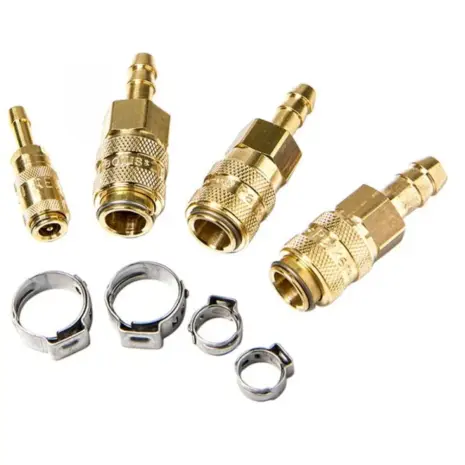 SeaStar HP6170 Power Purge fitting kit - brass quick-connect fittings and hose clamps SeaStar HP6170 Power Purge fitting kit - brass quick-connect fittings and hose clamps