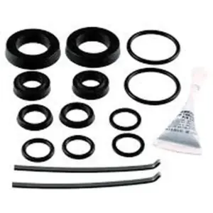 SeaStar HS5154 seal kit - black seals and rings with cable ties and a small tube