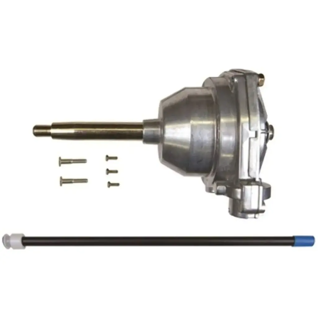 SeaStar SH5150P rotary helm - metal helm with shaft and mounting fittings