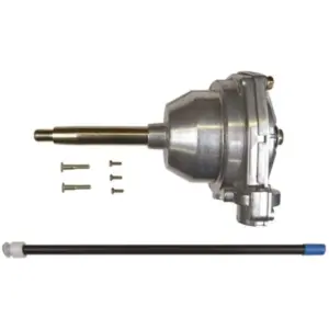 SeaStar SH5150P rotary helm - metal helm with shaft and mounting fittings