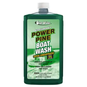 Starbrite Power Pine boat wash - front of the green 946ml bottle