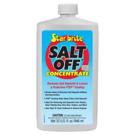 Starbrite Salt Off concentrate - front of the white 946ml bottle Starbrite Salt Off concentrate - front of the white 946ml bottle