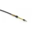 Ultraflex C2 Standard Control Cables - Black Sleeve - close-up of black control cable with brass and steel end fittings