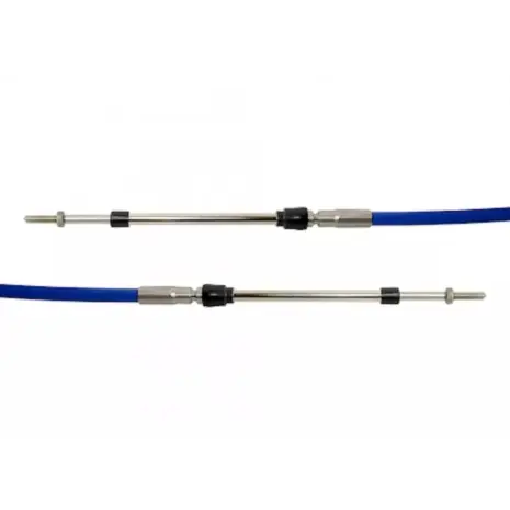 Ultraflex Mach Machzero High Performance Control Cable - blue-sleeved control cable with metal end fittings Ultraflex Mach Machzero High Performance Control Cable - blue-sleeved control cable with metal end fittings