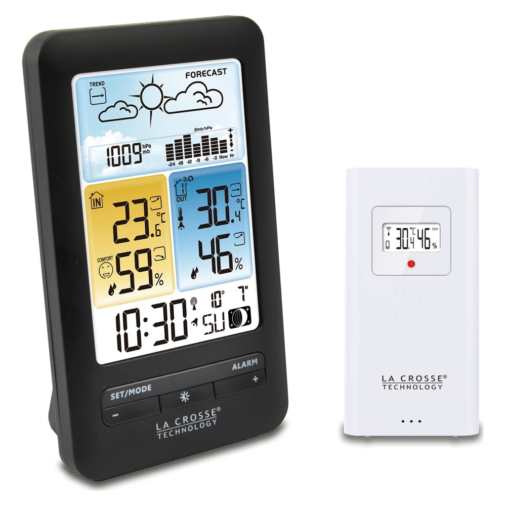 La Crosse WS6212 Colour Weather Station with Barometer and Moon Phases