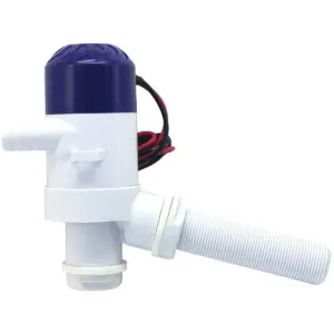 XtremeMarine aerator pump - white and blue pump with threaded inlet and wiring