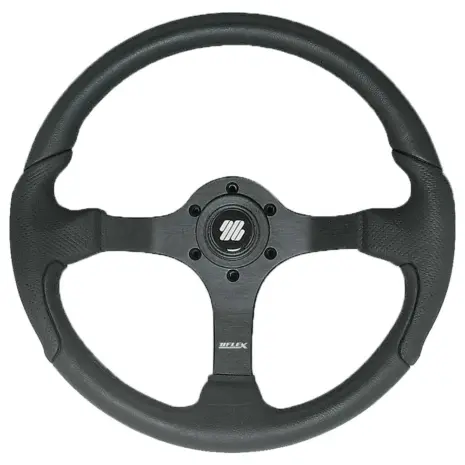 Ultraflex Nisida B/B 350 mm Black Marine Steering Wheel Ultraflex Nisida B/B 350 mm Black Marine Steering Wheel
